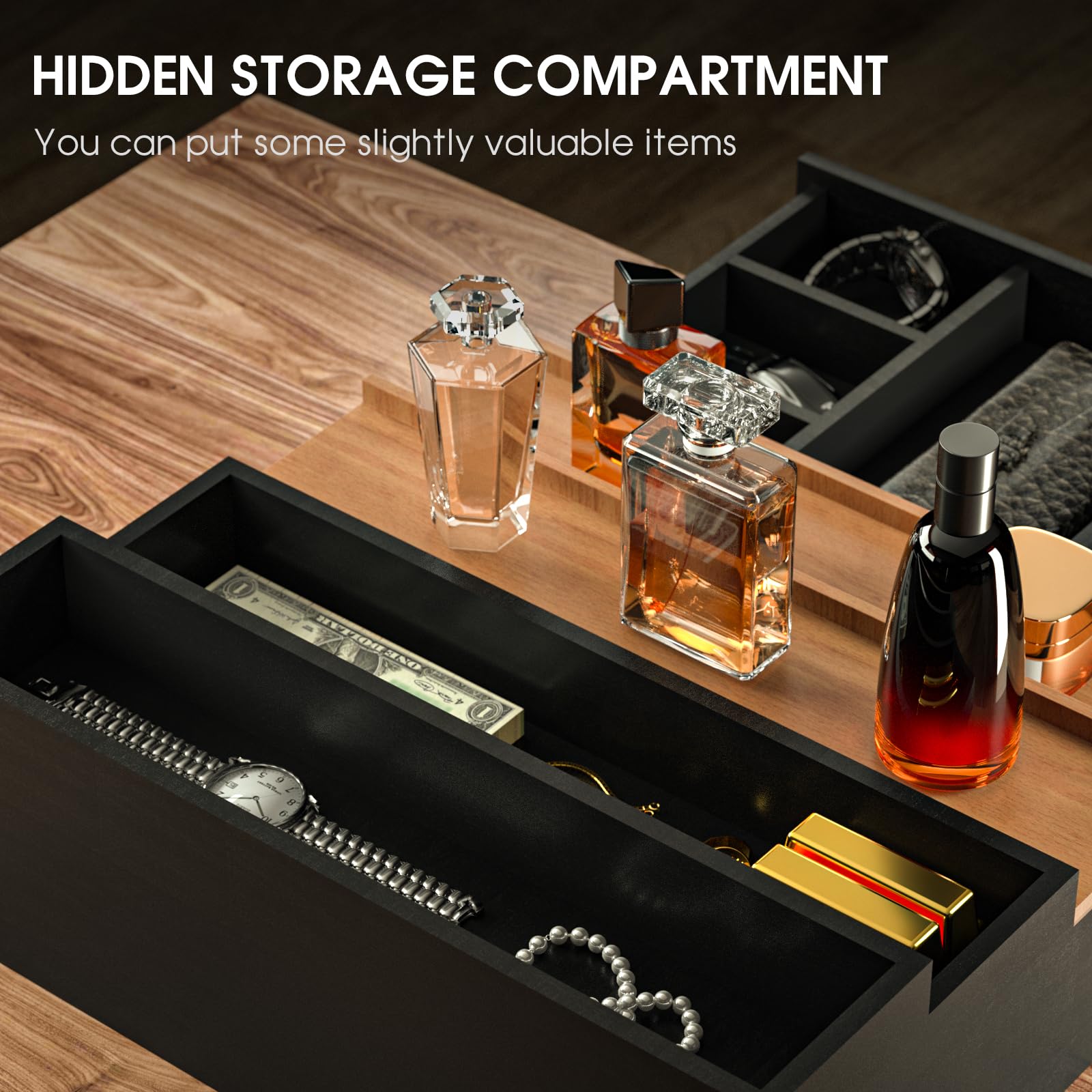 Sephyroth Cologne Organizer multi-layer design helps you browse your fragrances.