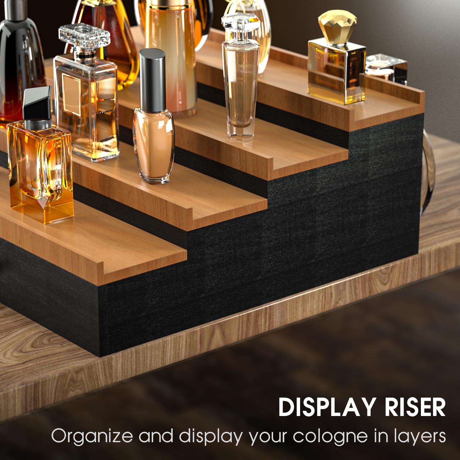 Sephyroth Cologne Organizer packaging-ready display box for gifting.
