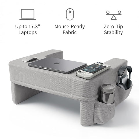 Septsun lap desk for laptop on bed with dedicated workspace