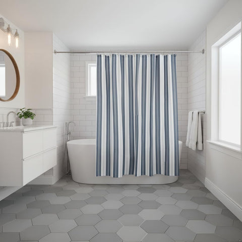Serafina Home reinforced-eyelets curtain enables easy, secure hanging with hooks or rings