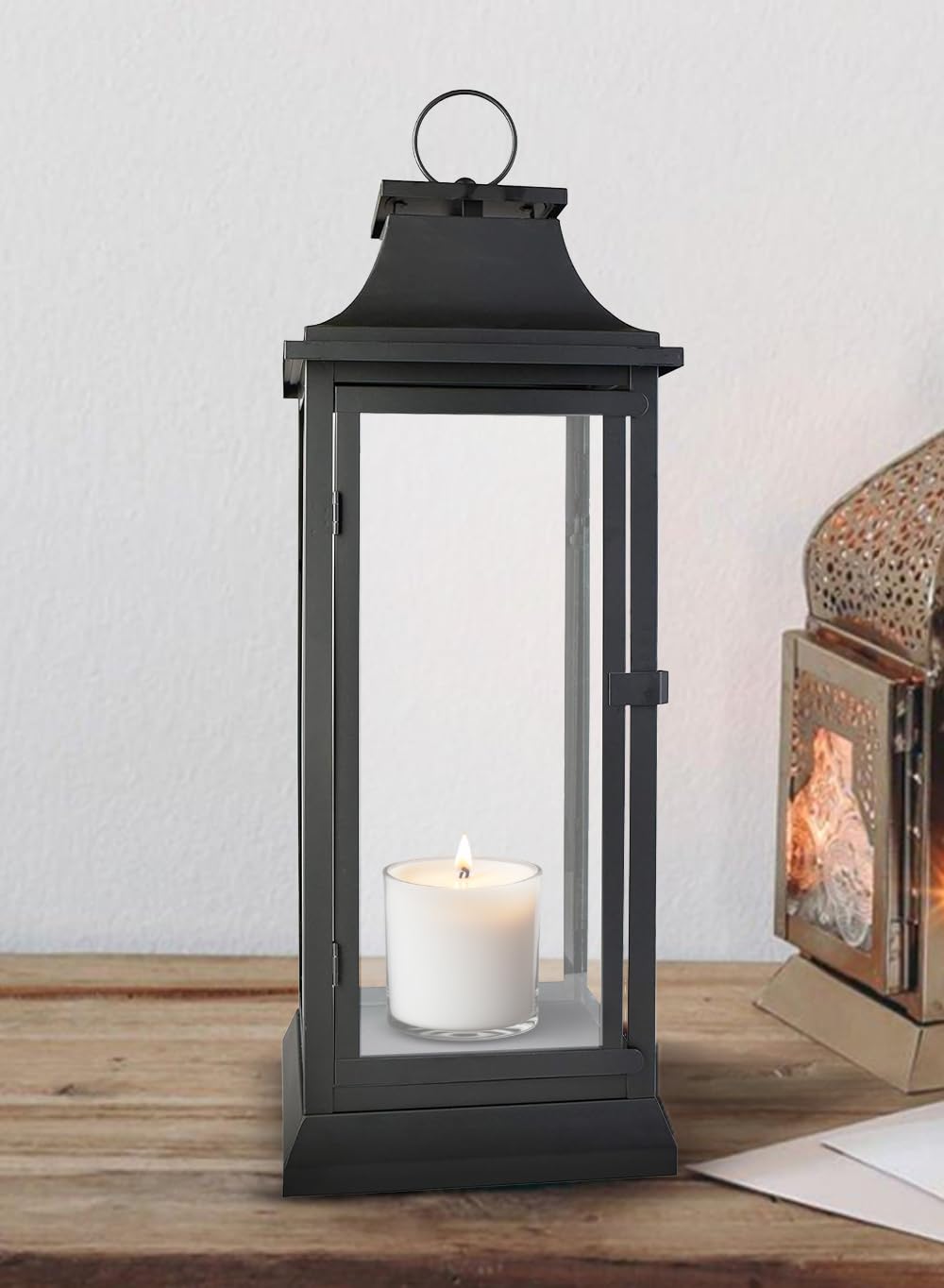 Serene Spaces Living lantern standalone statement or grouped with other large lanterns.