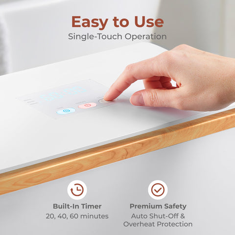 SereneLife towel warmer in bathroom scene brings cozy post-shower warmth.