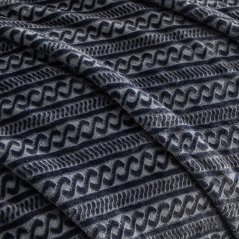 Easy-care fleece stays fluffy after cold machine washing.