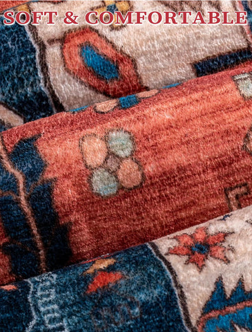 SERISSA Boho Washable Runner in kitchen setting showing easy care and durability.