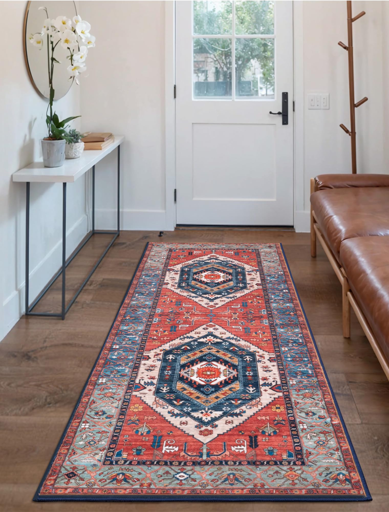 SERISSA Boho Washable Runner machine washable feature demonstrated