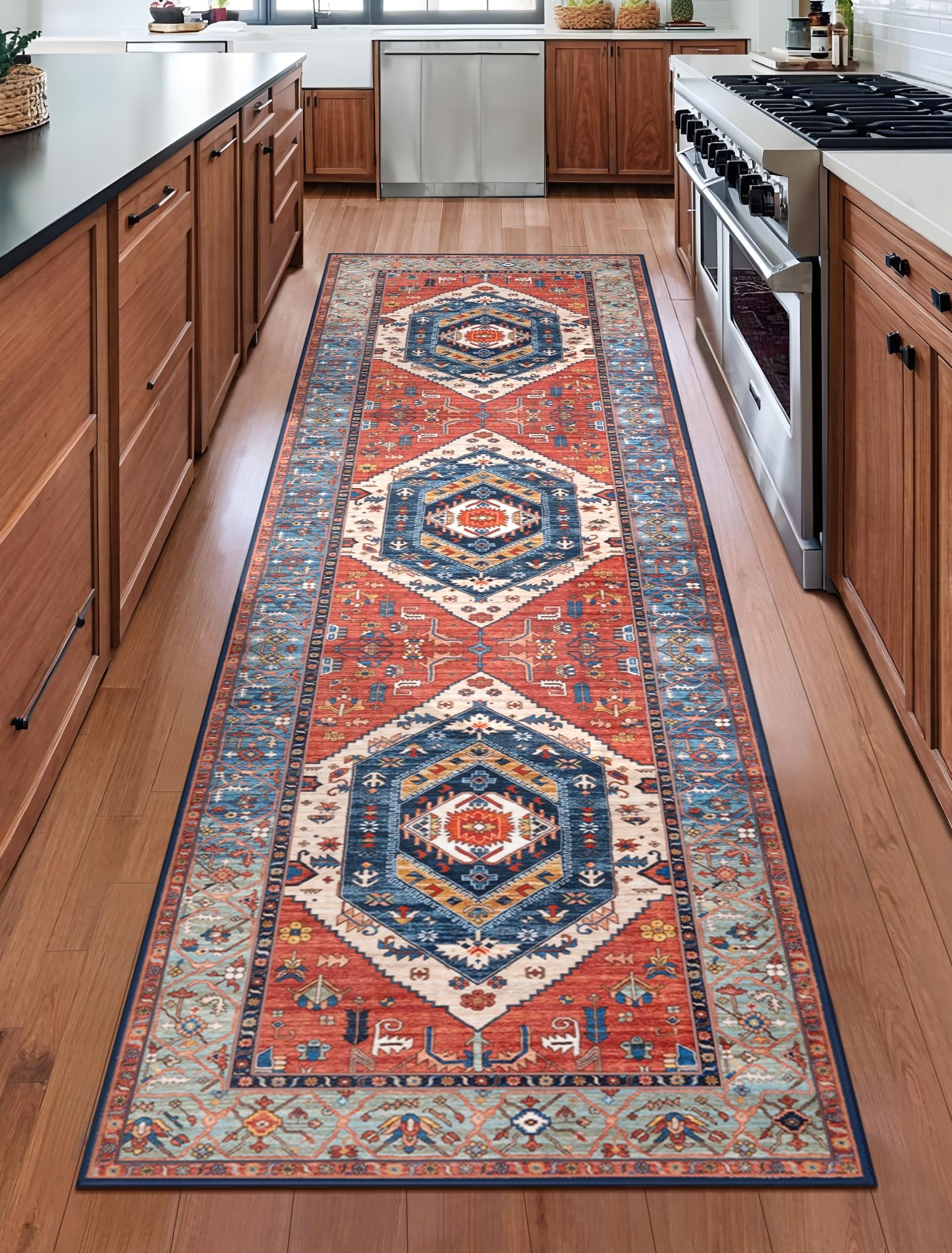 SERISSA Runner Rug closeup texture shows plush softness underfoot.