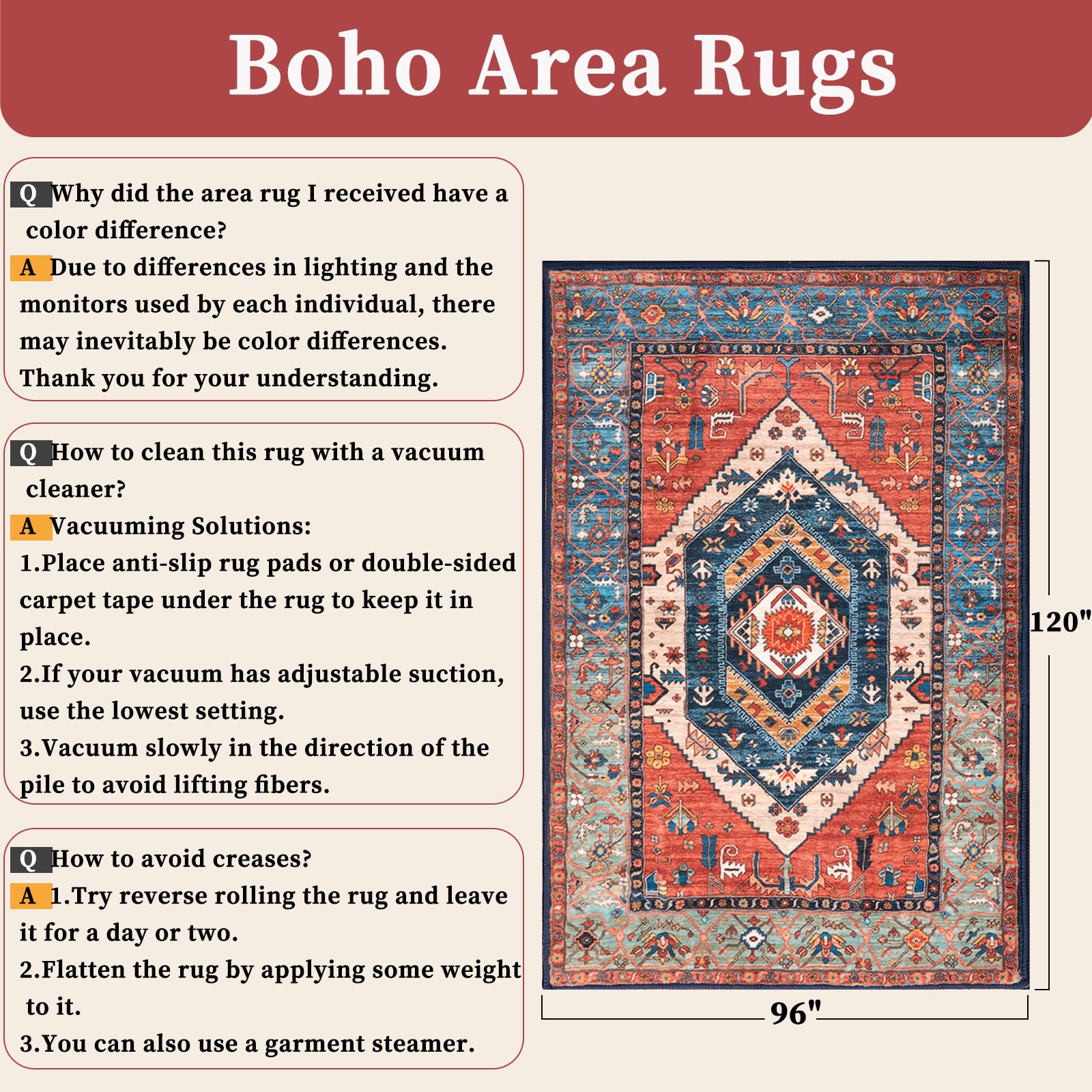SERISSA washable rug 8x10 kids and pets-friendly scene with safe play area.