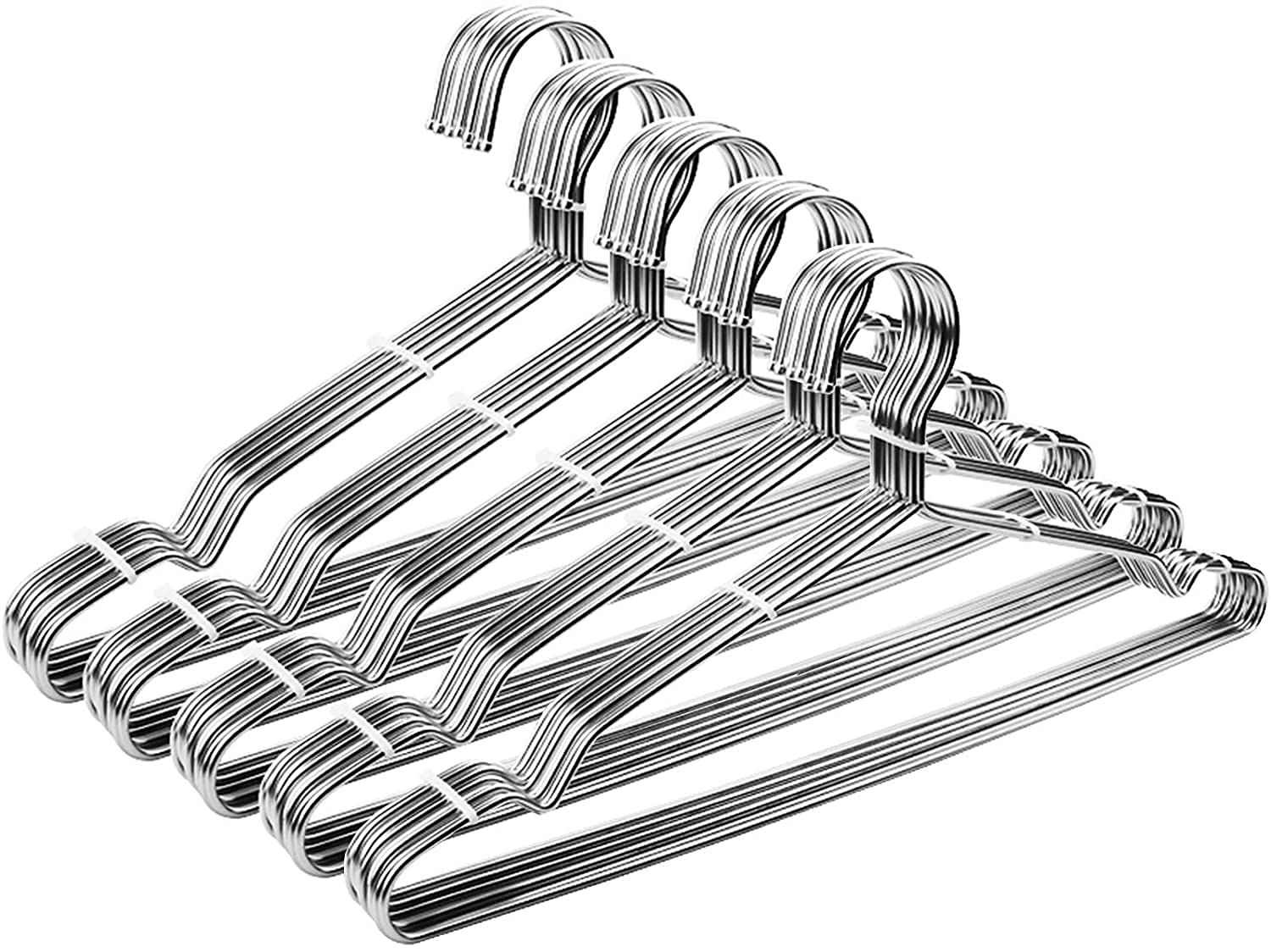 Seropy coat hanger 50-pack with 17.7-inch length for organized closets