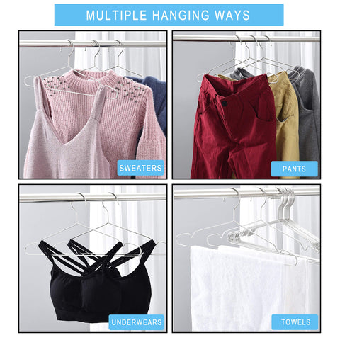 Seropy non-slip grooves keep shirts and camisoles securely in place.