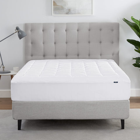 Serta ComfortSure 18-inch elastic pocket fit secures coverage on mattresses.