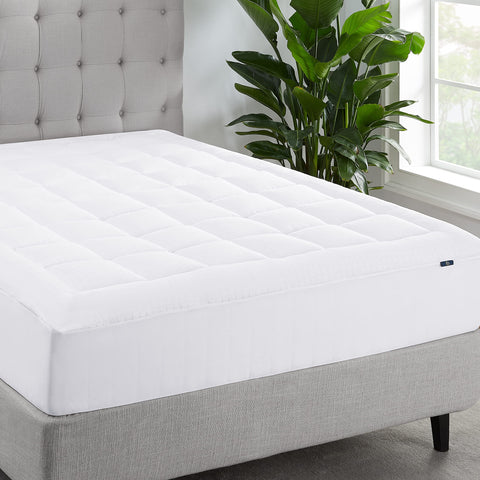 Serta ComfortSure full mattress cover top view for added comfort and protection.