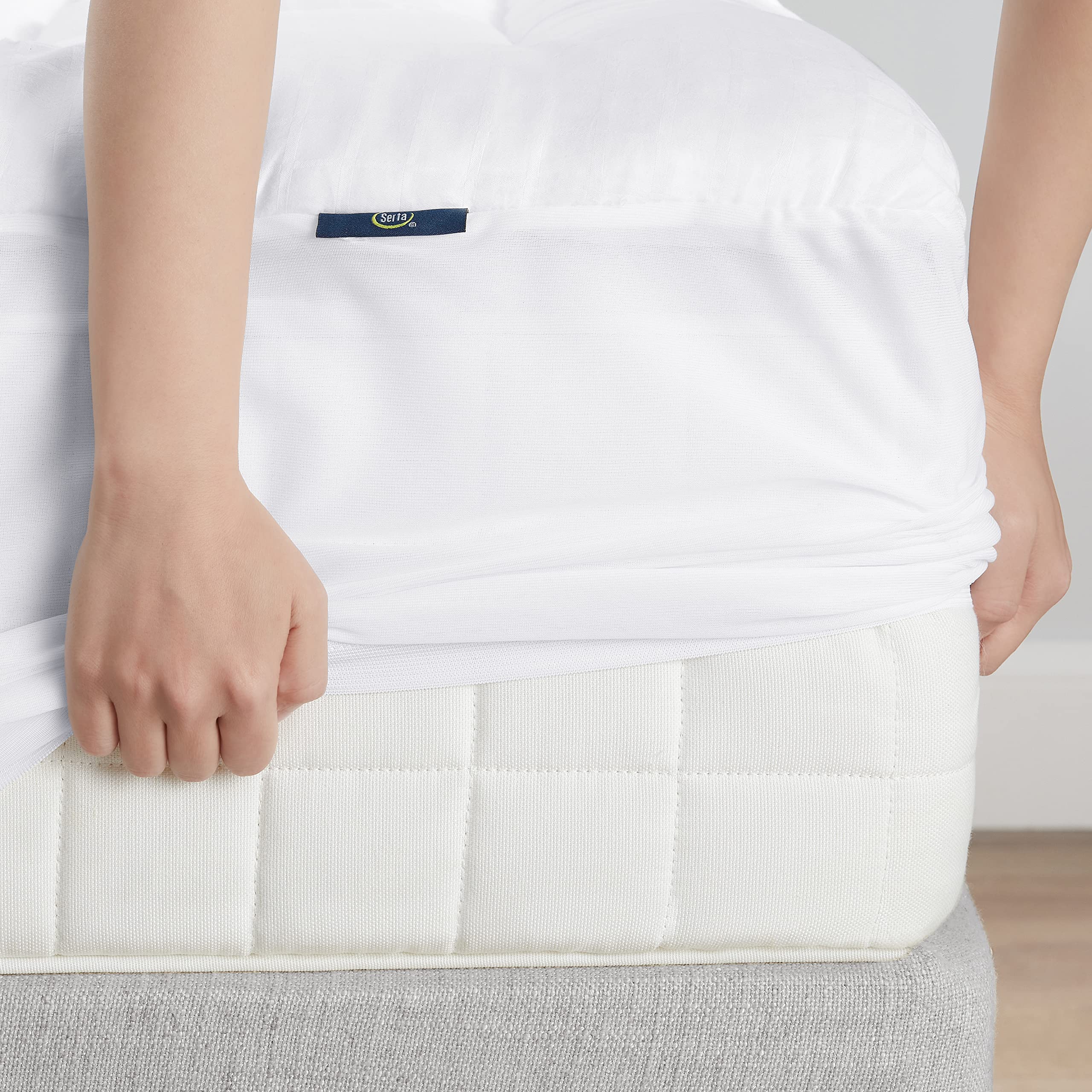 Serta ComfortSure full size 54 by 75 inches fits standard full beds.