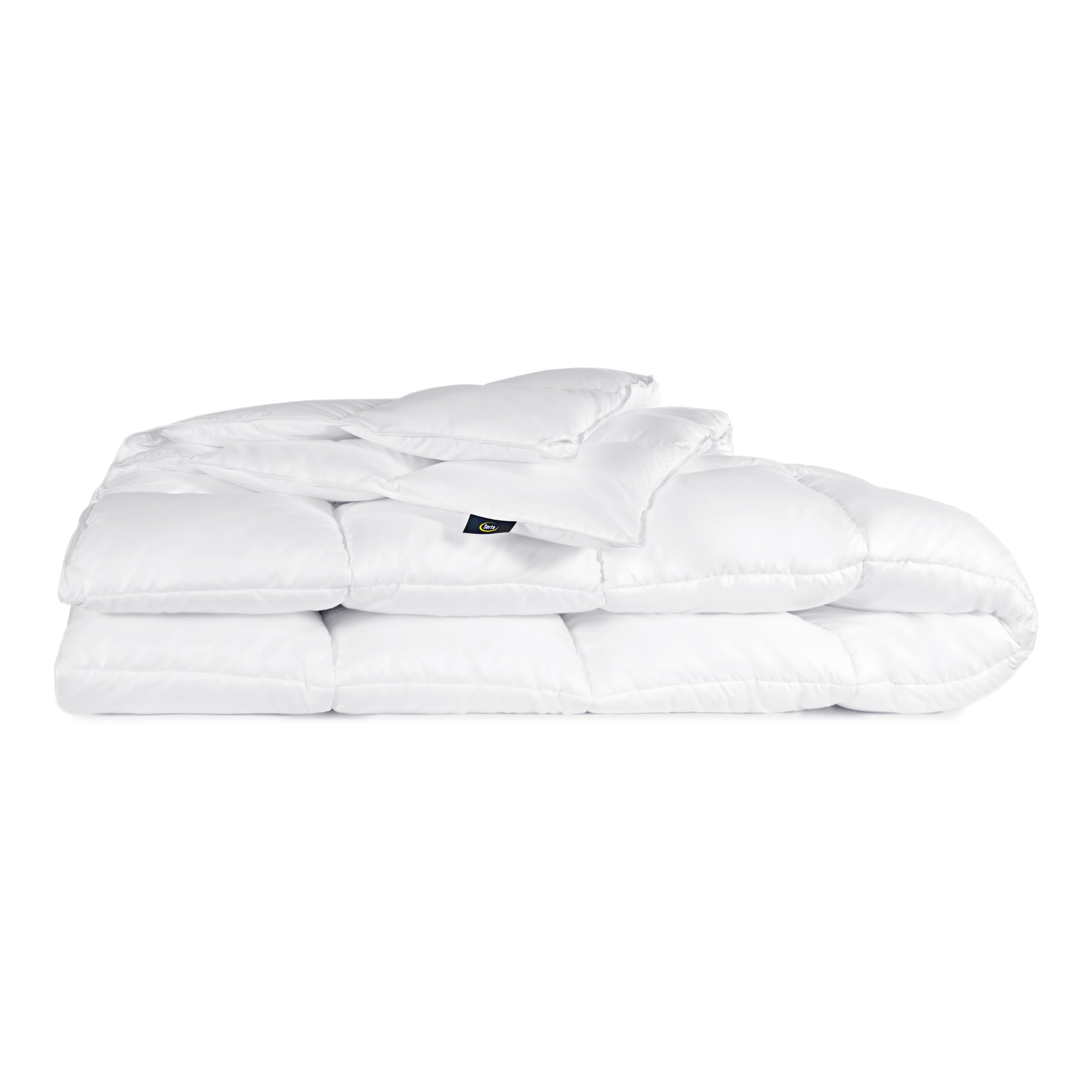 Serta Down Illusion corner loops secure the duvet cover.