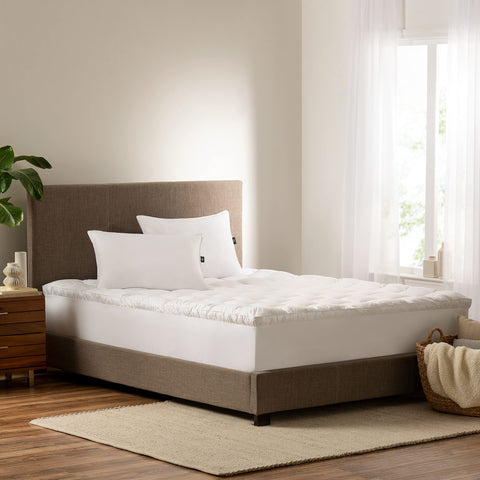 Serta Down Illusion king pillowtop offers cloud-like coziness for better sleep