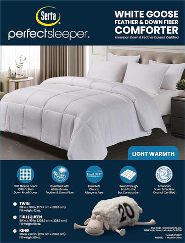 Serta all-season warmth option ideal for cooler weather and energy savings