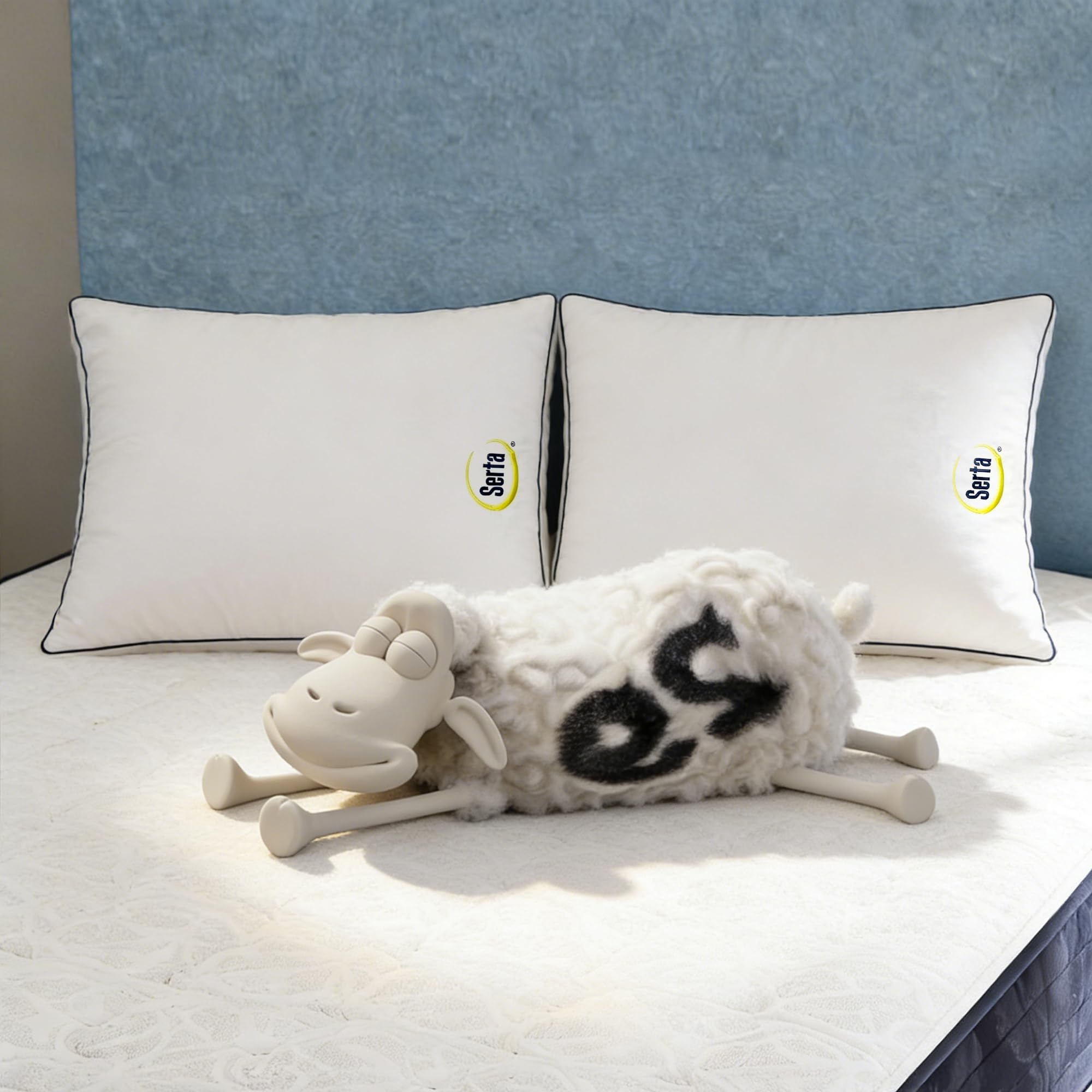 Serta Hotel Collection side-sleep use demonstrates versatile comfort positions.
