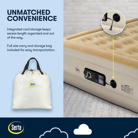 Portable design with storage tote makes travel and guest rooms simpler.