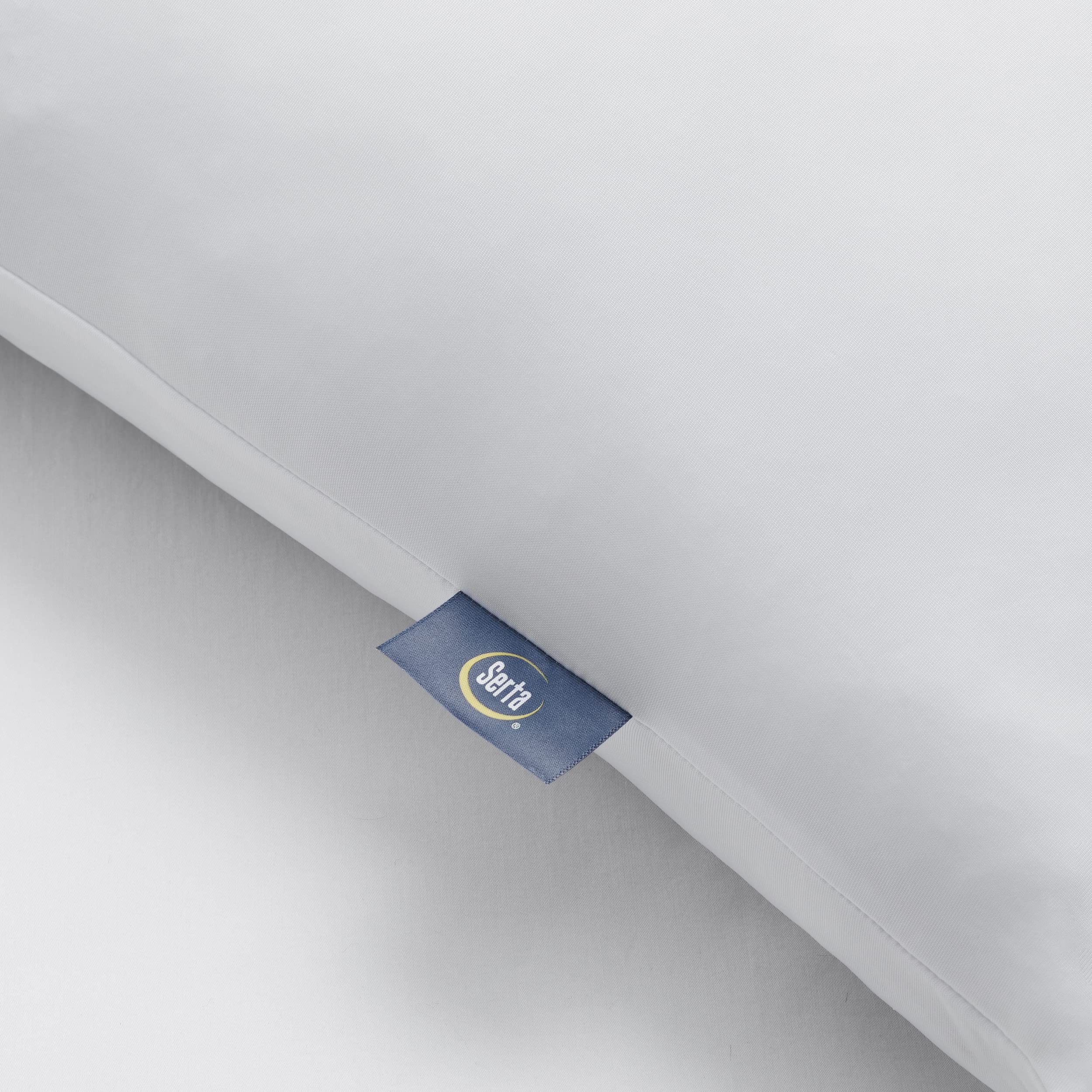 Serta Power Chill fabric close-up emphasizing breathable cooling knit material.