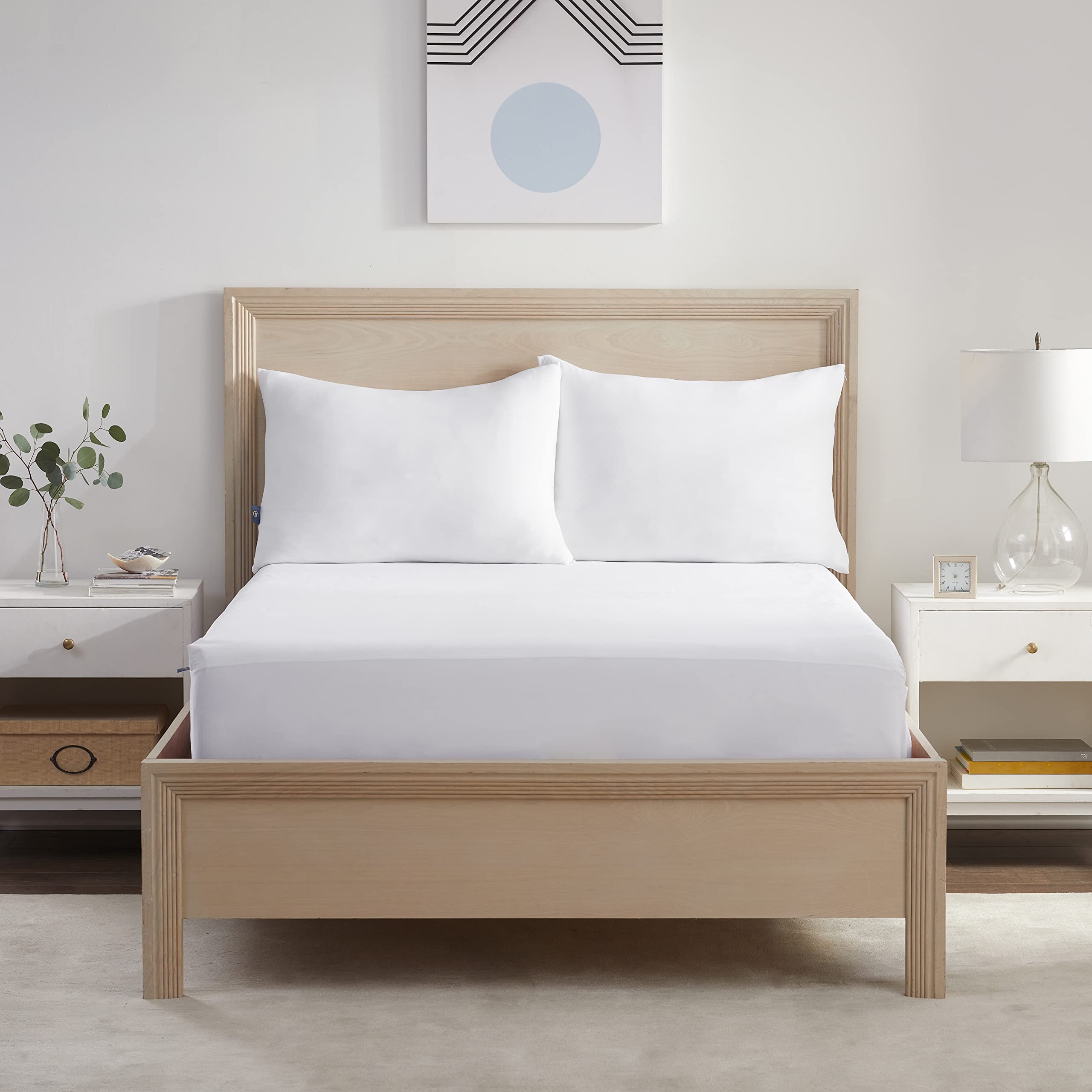 Serta Power Chill close-up fabric texture showing cooling knit for soft sleep