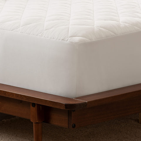 Serta Power Clean close-up of diamond-quilted top showing plush softness.