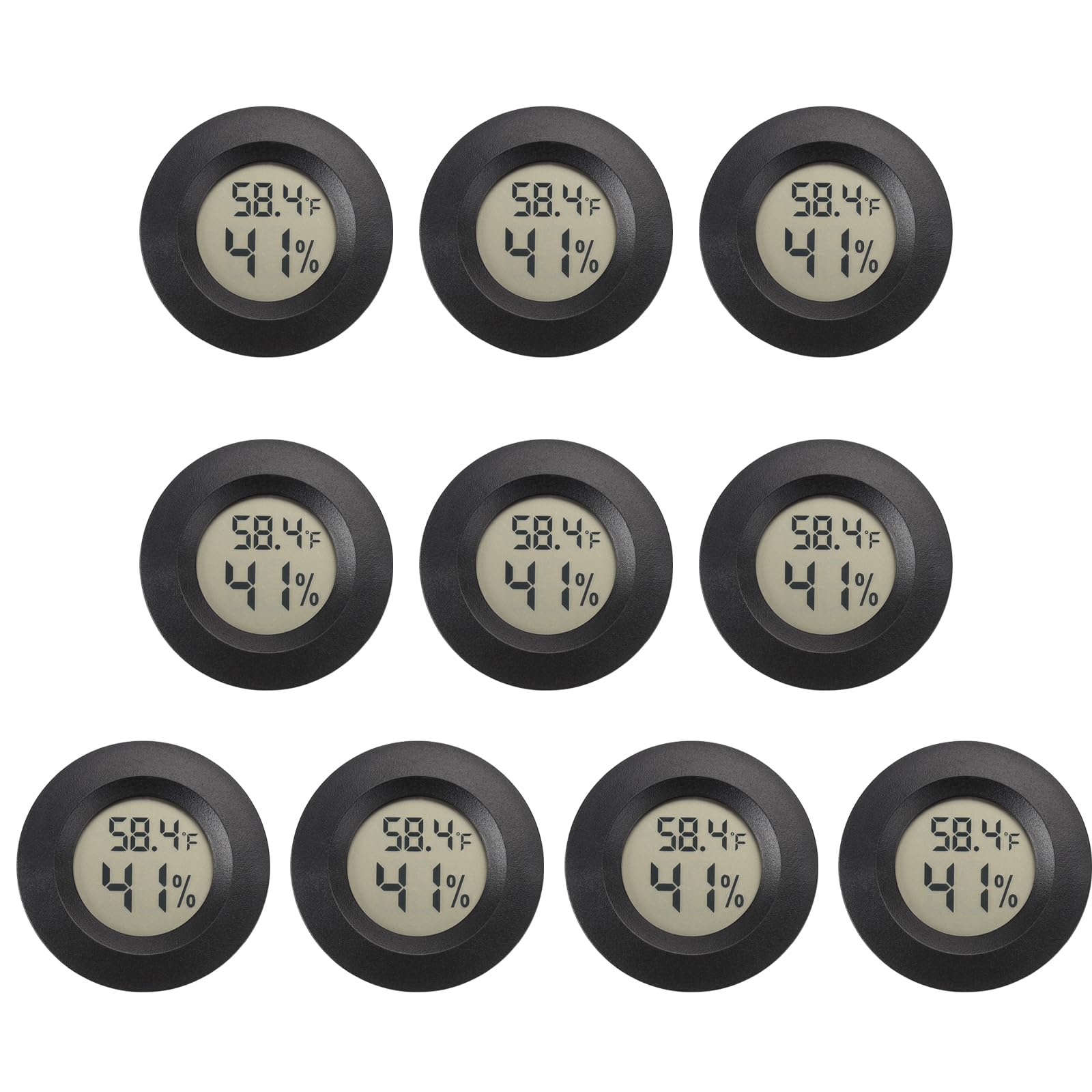 Serundo Auto mini hygrometer with display shows quick temperature and humidity readings for home use.