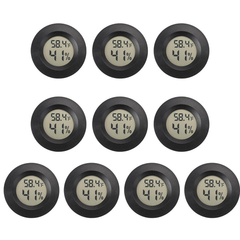 Serundo Auto mini hygrometer with display shows quick temperature and humidity readings for home use.