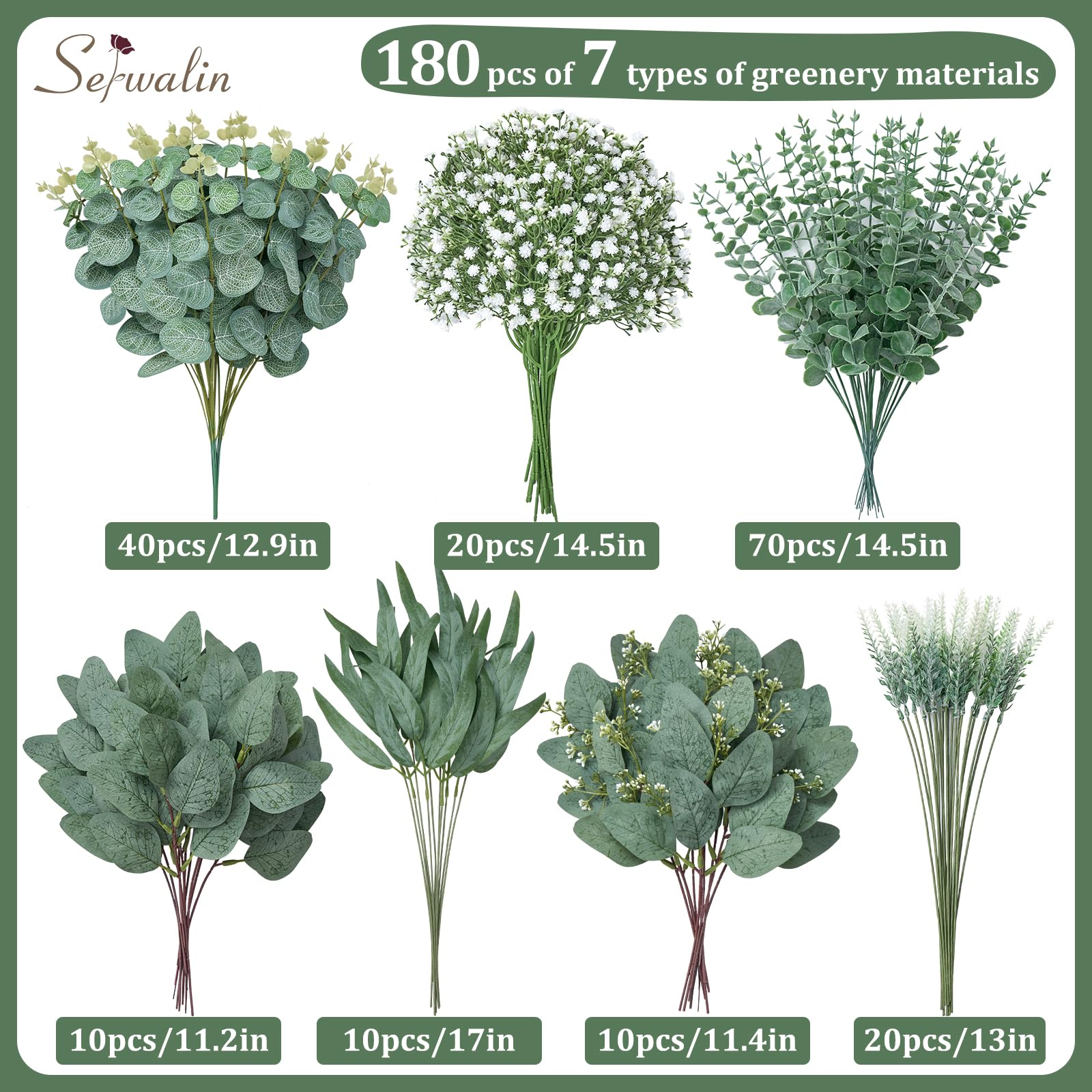 Serwalin Babys Breath Picks for delicate, airy arrangements and centerpieces.