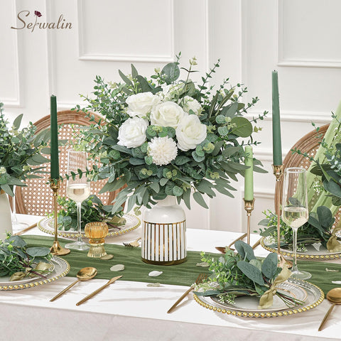 Serwalin centerpiece-ready stems for dining tables and parties