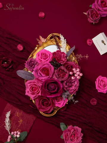 Serwalin magenta flowers collection adds vibrant color to decor.
