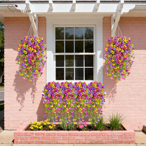Serwalin maintenance-free pansies, wipe-clean and never wilt