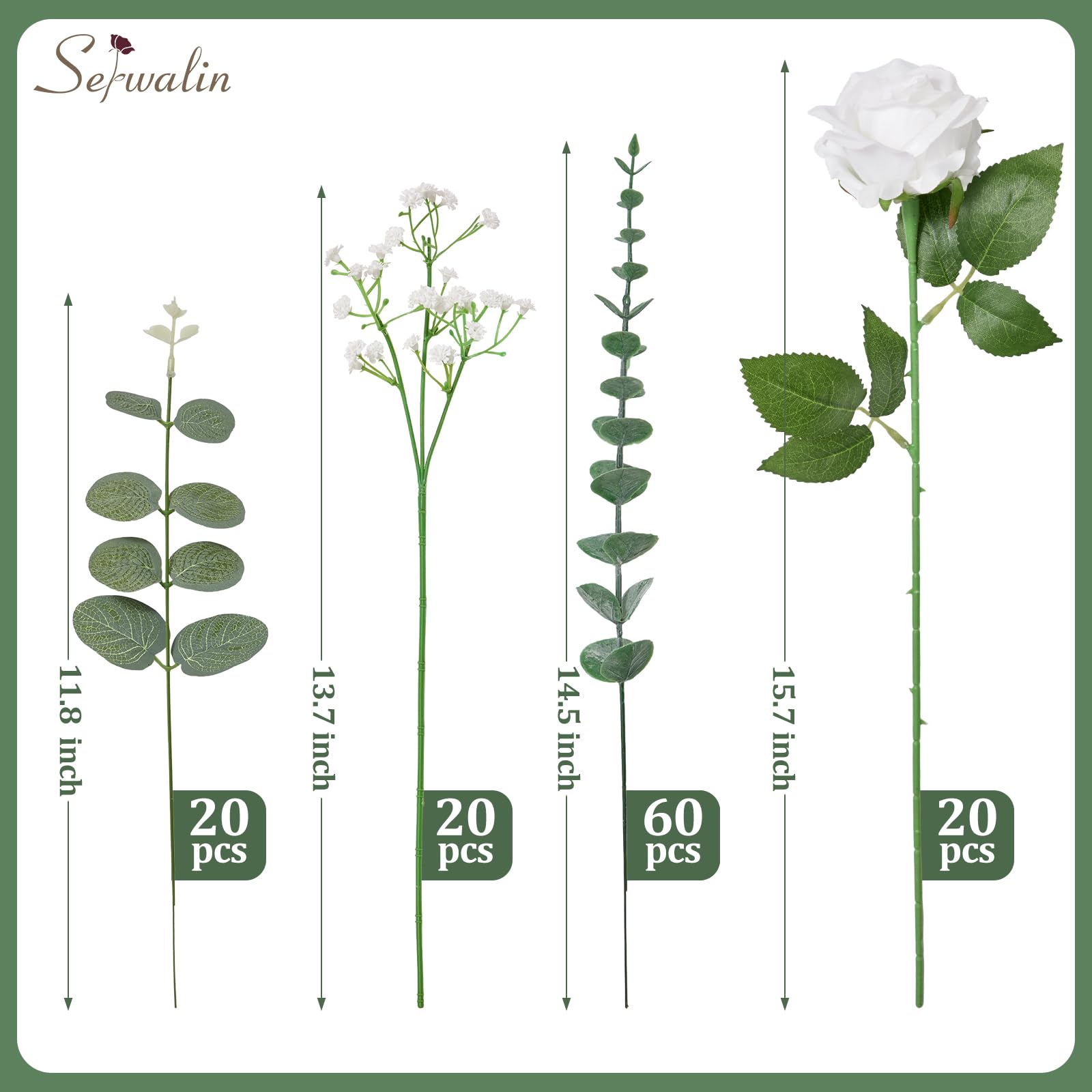 Serwalin quantity options to match your arrangement size