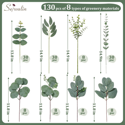 Serwalin silver dollar eucalyptus leaves add lifelike texture to bouquets
