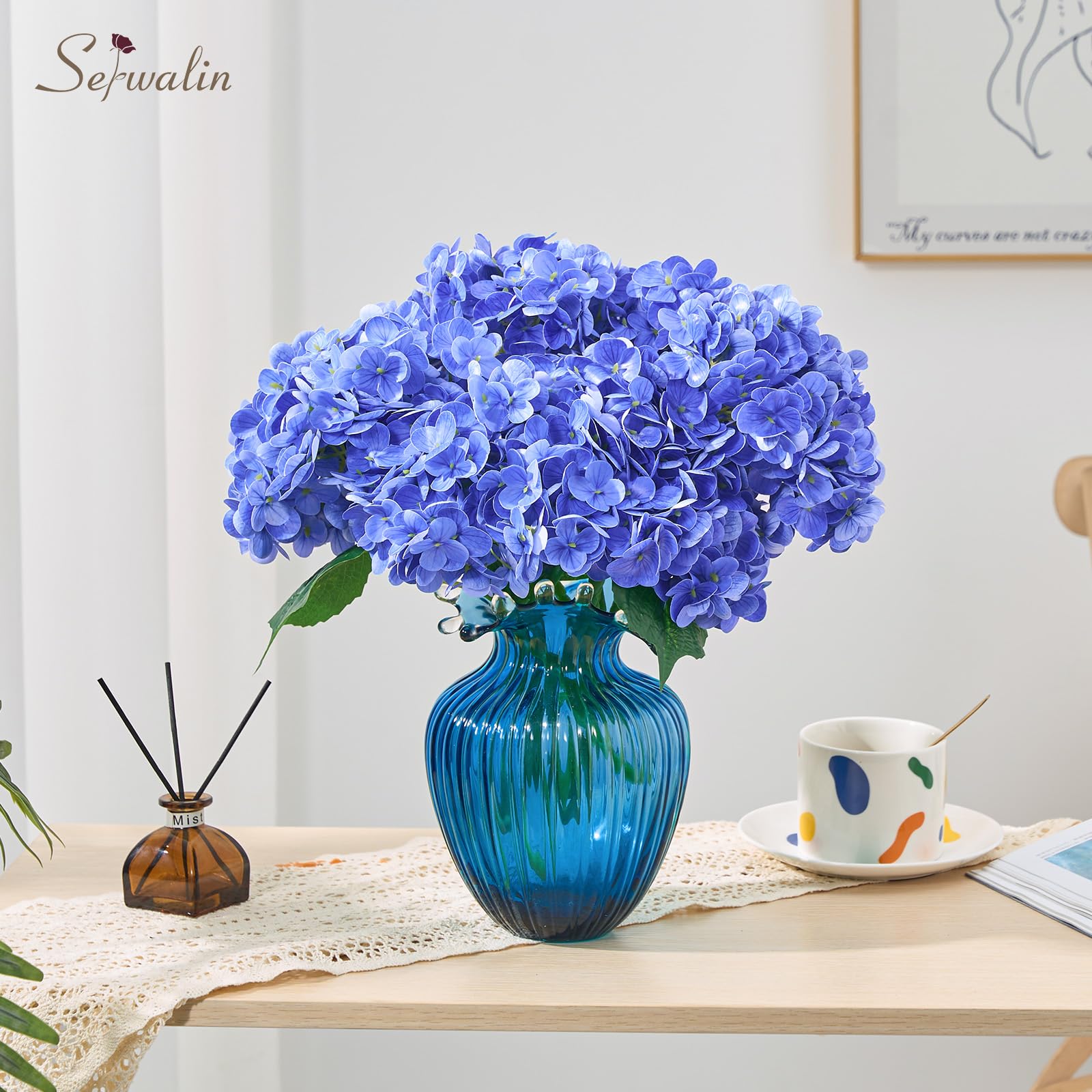 Serwalin artificial hydrangea suit weddings, parties, offices, and home decor