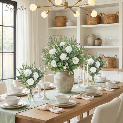 Serwalin willow-leaf eucalyptus stems for layered bouquets
