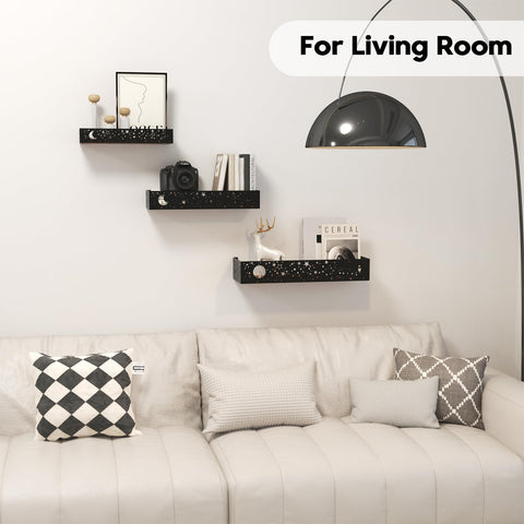Serwrsw Moon and Stars shelf ideal for bathroom or living room organization
