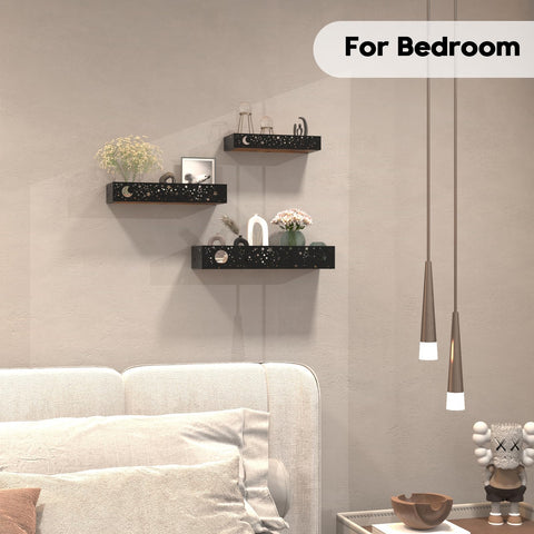 Serwrsw Moon and Stars set offers three sizes for flexible wall layouts