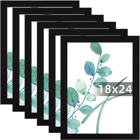 SESEAT 18x24 frame in black front view for a clean wall gallery