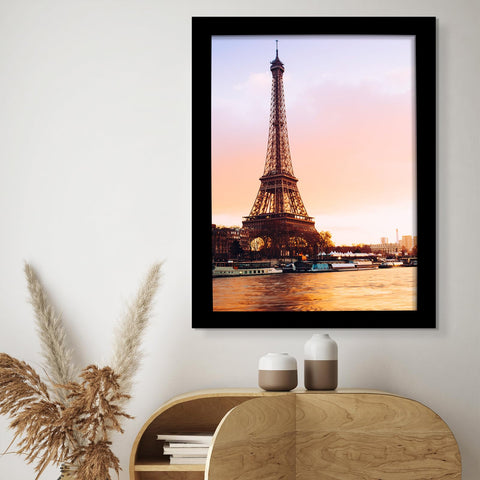 SESEAT 18x24 frame black side view with slim profile