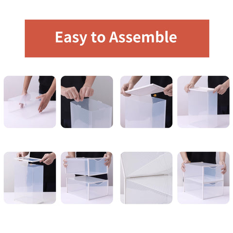 Seseno sturdy plastic door frame provides durable, long-lasting storage.