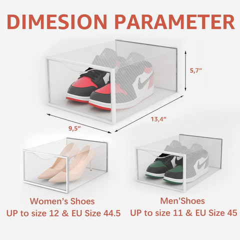 Seseno foldable shoe rack saves space and folds away when not in use.