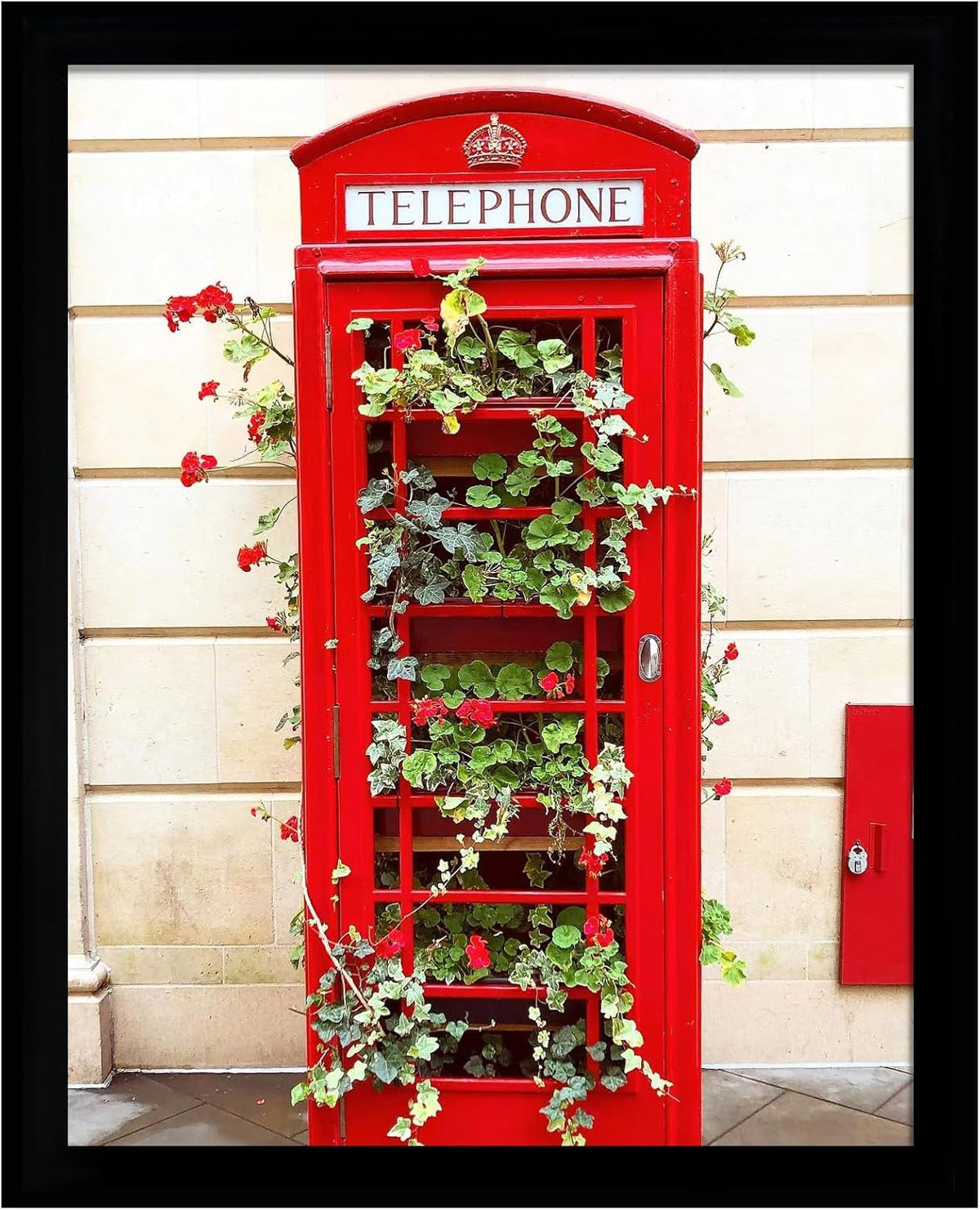 SESEAT 18x24 black frame front view, ideal for wall gallery displays.