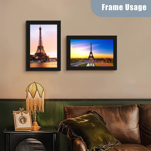 SESEAT 8x12 frame without mat ready for immediate wall display.