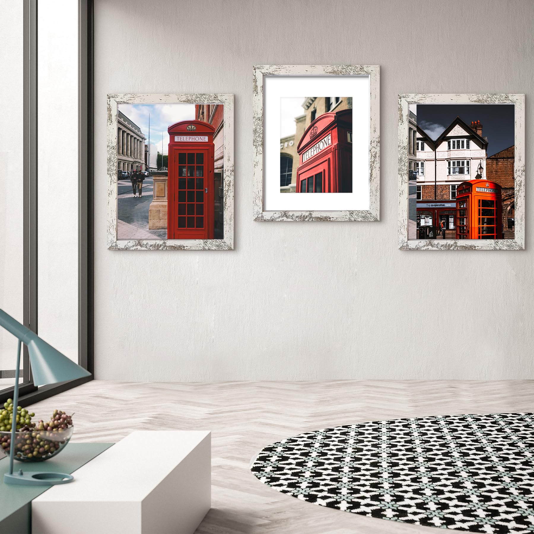 SESEAT 16x20 frame with mat displaying 11x14 image on wall