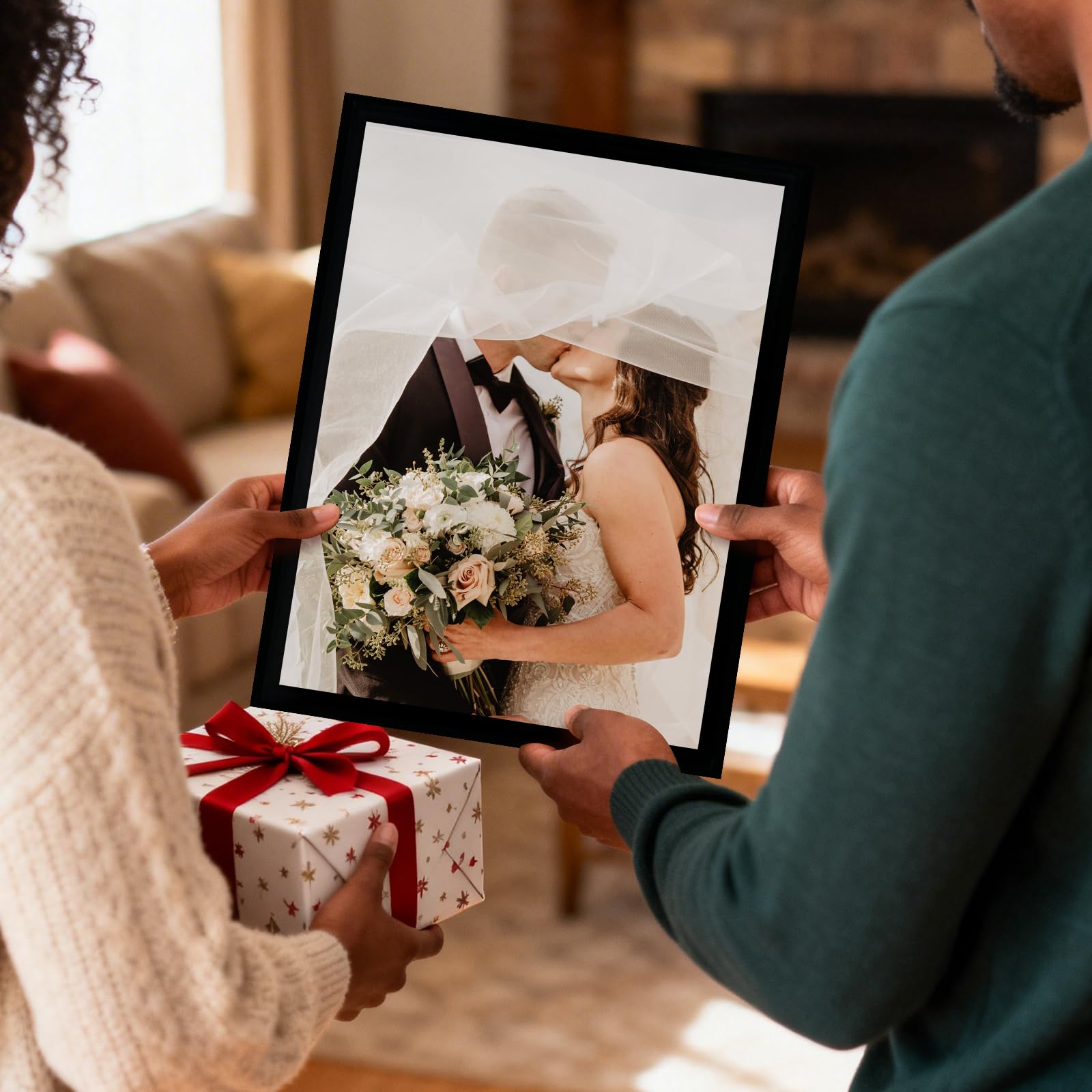 SESEAT 16x24 black frame with acrylic protection and clarity.
