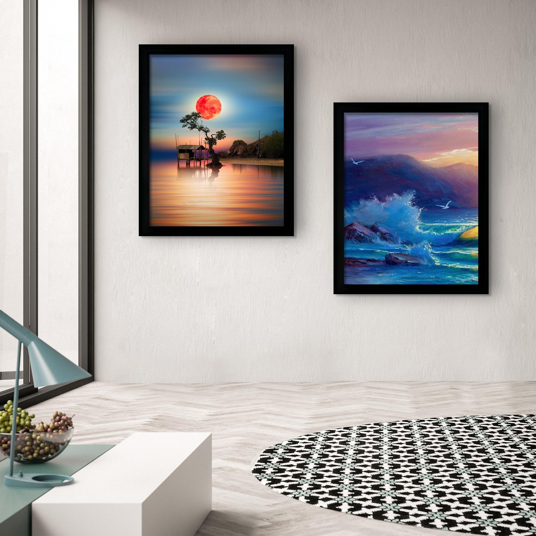 SESEAT 18x24 frame horizontal display enables wall galleries.