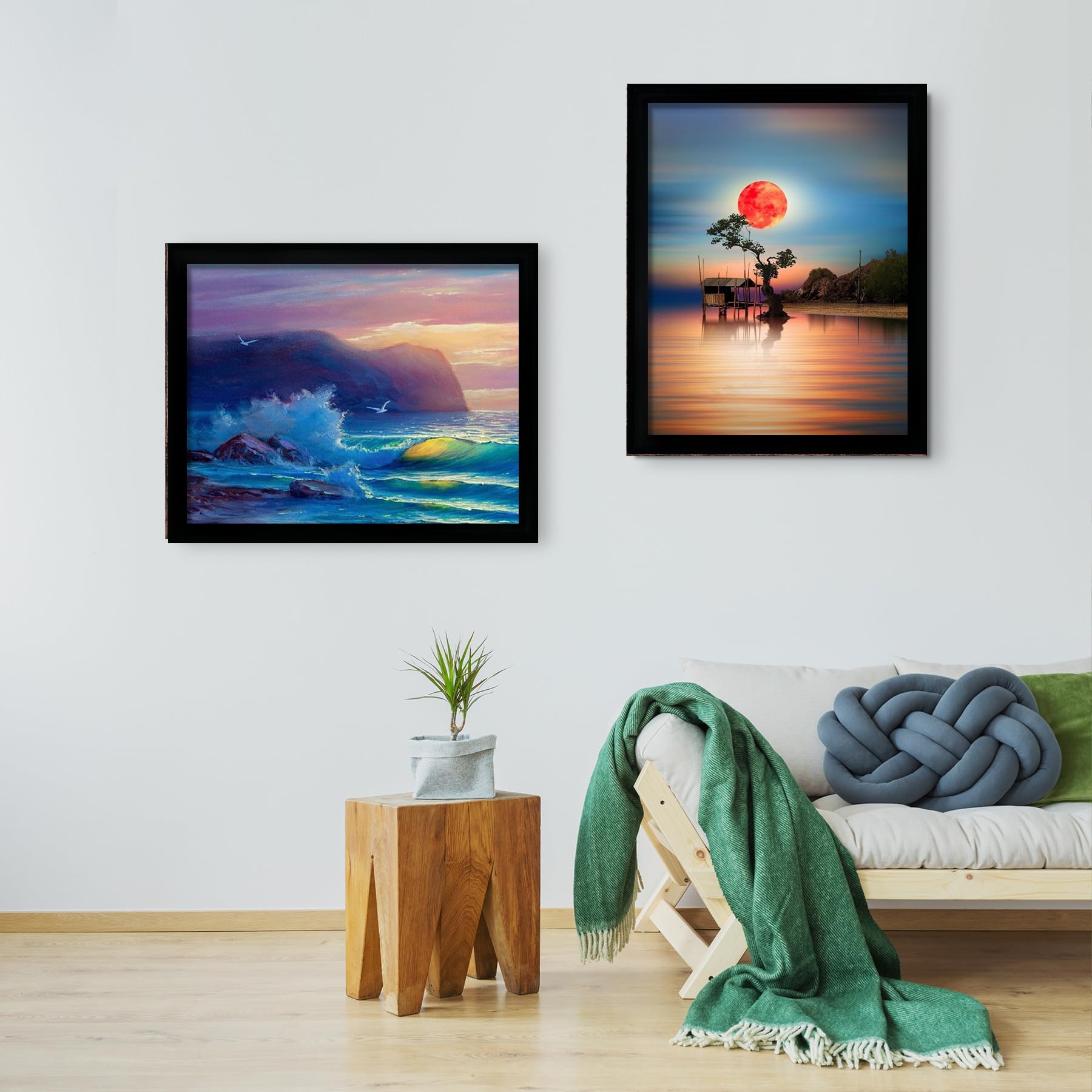SESEAT 18x24 frame packaging set shows four frames ready.