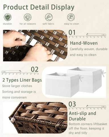SETVSON basket foldable design saves space when not in use.
