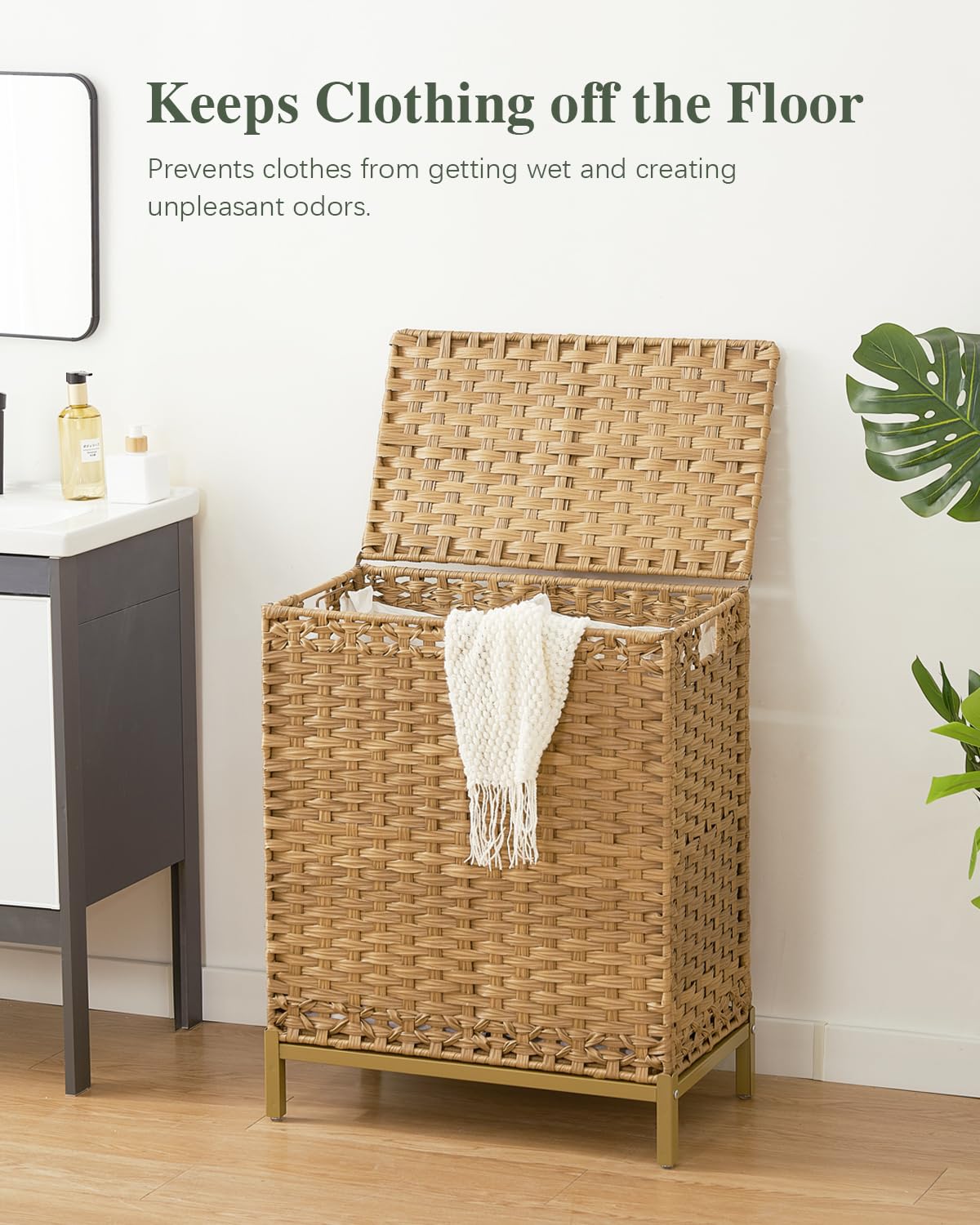 SETVSON handwoven rattan close-up highlighting durable, water-resistant weave