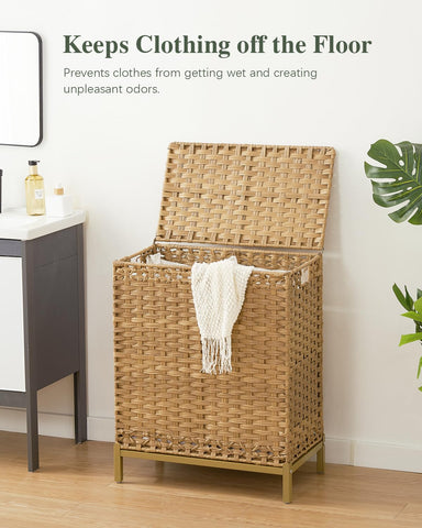 SETVSON handwoven rattan close-up highlighting durable, water-resistant weave