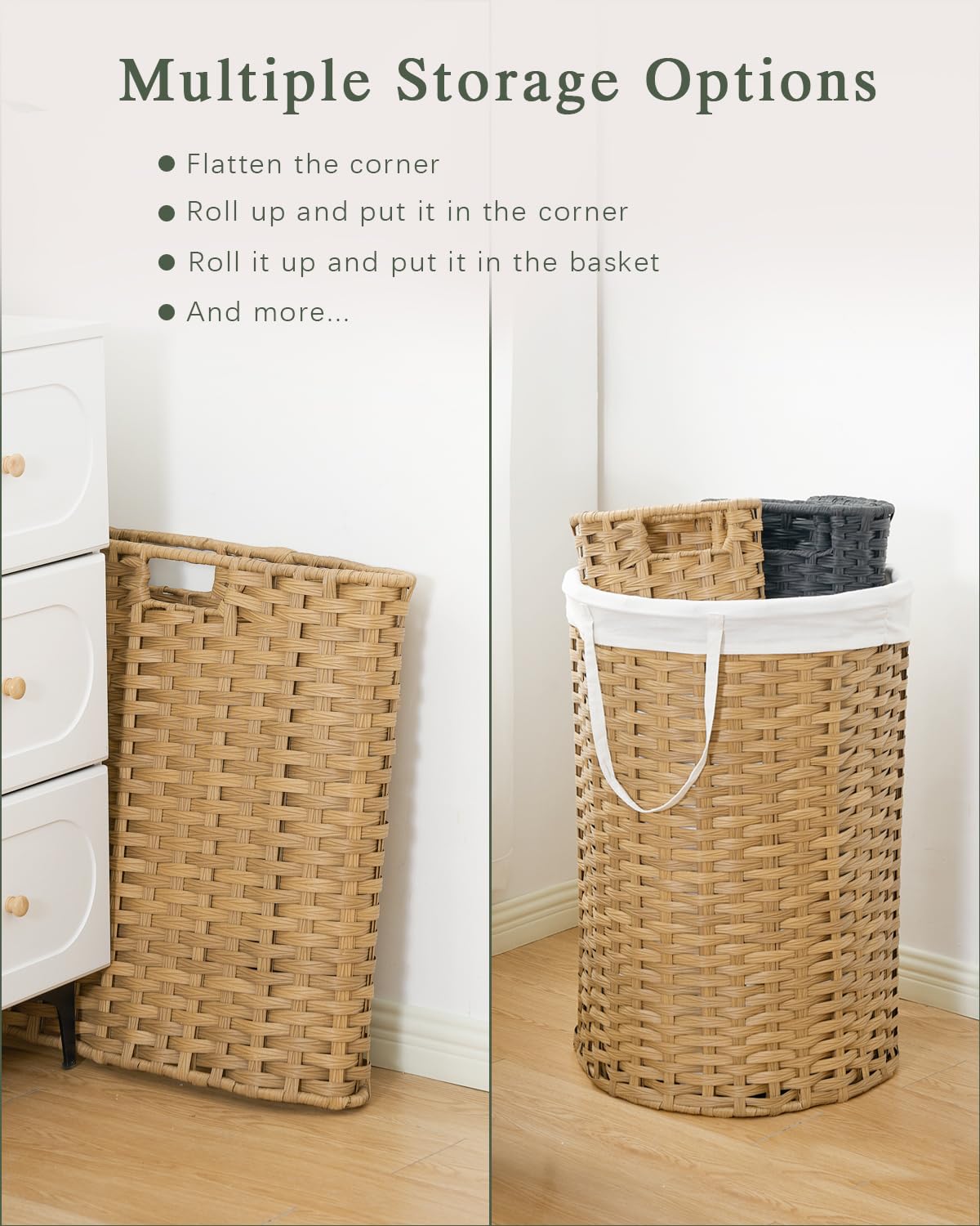 SETVSON lid-open view showcasing easy access to load laundry
